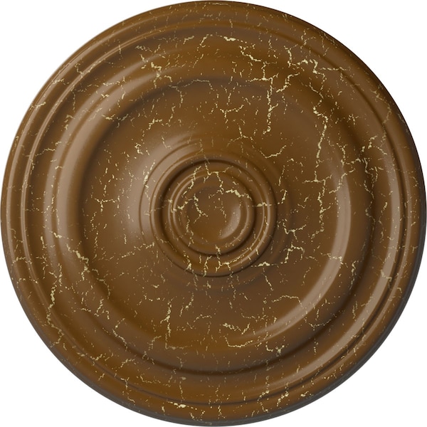 Ekena Millwork Kepler Traditional Medallion (For Canopies up to 3 3/4"), 15 7/8"OD x 1 1/2"P, Smokey Topaz Crackle CM16KPSTC - main